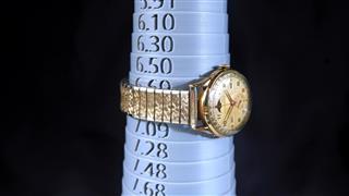Kingston Datofix Triple Calendar Moonphase Record 107C Swiss Watch Serviced